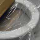 Carex Elongated Hinged Raised Toilet Seat, Adds 3.5 Inches of Height to Toilet, 300 Pound Weight Capacity, Toilet Seat Riser, Elevated Toilet Seat And Handicap Toilet Seat