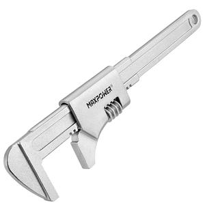 MAXPOWER 14 1/2" Automotive Wrench, Wide Jaw Opening 3.5", Adjustable Auto Wrench for Automobiles Construction, Machine Maintenance and Home Repairs