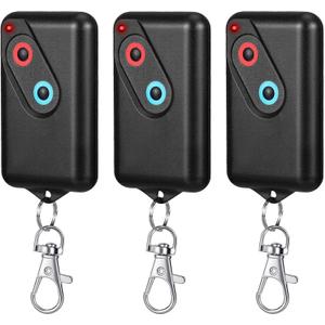 Kingdder 3 Pieces Garage Door Remote Compatible with Guardian 2211 L 2 Button Garage Door Remote Transmitter 303mhz/390mhz Gate Opener Transmitter with Keychain