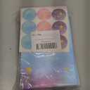 HEJIN 30PCS Tie Dye Party Bags with Stickers, Pink and Purple Small Gift Bags, Mermaid Unicorn Birthday Party Favors Bags for Girls Goodie Bags for Kids Birthday Party, Baby Shower, Halloween, Wedding