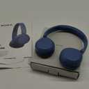 Sony WH-CH520 Wireless Headphones Bluetooth On-Ear Headset with Microphone, Blue