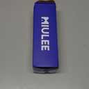 MIULEE Pack of 2 Summer Throw Pillow Covers 20x20 Inch Coastal Aqua Blue Farmhouse Decorative Pillow Covers Stitched Edge Soft Chenille Solid Dyed Pillow Covers for Couch Sofa Bed Living Room