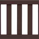 Dream On Me Toddler Guard Rail for Convertible Crib, Solid Wood Bed Rail for Toddler Bed Conversion, Chocolate Chip