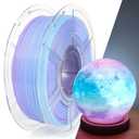 IEMAI PETG Filament 1.75mm, Translucent Dual Color Gradient Blue to Purple, High-Speed 3D Printer Filament Up to 600mm/s, 1kg Spool for Artistic Creations & Home Decor