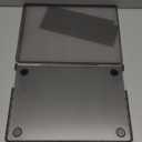 for MacBook Pro 16 inch Case M4 2025 2024-2021 M3 M2 M1 Pro/Max [100% Match Official Color] Clear Hard Shell + Laptop Keyboard Cover - Space Black