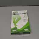 2 Pairs Bamboo Plus Size Compression Socks Wide Calf for Women and Men 15-20 mmHg Knee High Support Stockings for Circulation