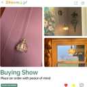 Vintage Wall Sconce Wall Lamp with Amber Tulip Glass Shade Hanging Wall Sconce with 4.9FT Plug in Cord, Modern Wall Lamp Fixtures Decor for Bedside Bedroom Indoor Doorway