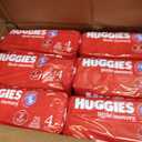 Huggies Size 4 Diapers, Little Movers Baby Diapers, Size 4 (22-37 lbs), 150 Count (6 Packs of 25), Packaging May Vary