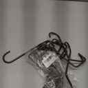 HiGift 12 Pack Vinyl Fence Hooks, 2 x 6 inch Patio Hangers Powder Coated Steel Pergola Hooks for Hanging Plants, Bird Feeders, Bird House, Outdoor String Lights, Pool Towels Equipment Tools - Brown