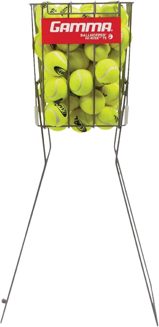 Gamma Sports BallHopper, Brute 325, Hoppette 50, Hi Rise 75, & Pro 90, Tennis Ball Hoppers & Carts, Easy Pick Up, Carrying & Storage, Durable, Pickleball, Padel