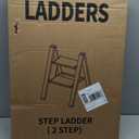 Taranta 2-Step Aluminum Ladder,Lightweight Folding Step Stool with Extra-Wide Anti-Slip Steps,330 lbs Capacity,Compact Space-Saving Design for Home,Kitchen and
