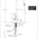 Westbrass D262-NL-05 Docalorah 10" 2-Handle Hot and Cold Water Dispenser Faucet (Tank Sold Separately), Polished Nickel