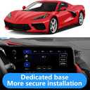 Car Phone Holder Center Console Organizer Tray for Chevrolet Chevy Corvette 2020 2021 2022 2023 2024 2025 2026 C8 Auto Interior Accessories Cell Phones Mount Dashboard Mobile CellPhone Screen Stand