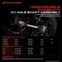 A-Premium CV Axle Shaft Assembly Compatible with Kia Sportage 2009/2011-2016 & Hyundai Tucson 2014-2015, 2.0L 2.4L 2.7L, Rear Right Passenger Side, Replace# 496012S010, 496012Y000SJ