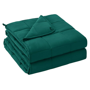 yescool Weighted Blanket for Adults (20 Lbs, 60”X 80”, Dark Green) Heavy Thick Bed Blanket Queen/Full Size for Sleeping Perfect for 190-210 Lbs, Cozy Gifts for Women, Machine Washable