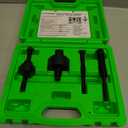 OEMTOOLS 37031 Power Steering Pulley Puller and Installer Kit, Removes and Installs Power Steering Pump Pulleys on Most Domestic Vehicles, Ford, GM, VW, Green