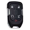 SUPALAND Key Fob Replacement Fits for GMC Acadia 2017 2018 2019 2020 2021 Push Start 5 Button Smart Proximity Keyless Entry Remote Start Control 13508275 HYQ1EA Self-Programmable