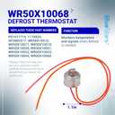BlueStars WR51X10055 Refrigerator Defrost Heater, WR55X10025 Temperature Sensor and WR50X10068 Defrost Thermostat Replacement - Compatible with GE Hotpoint Refrigerators