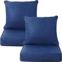 Blue Seat Cushion and Pillow