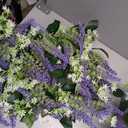 Artificial  Lavender Plant for Gifts Farmhouse Wedding Centerpiece Kitchen Windowsill Table Shelf Indoor Greenery Decor