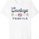 Cowboys and Tequila Premium T-Shirt XL