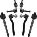 Front End Suspension Kit Compatible With 2007-2017 Le-xus LS460 L F Sport RWD 4.6L V8 Tie Rods Inner and Outer Complete Kit, Tie Rod and Sway Bar