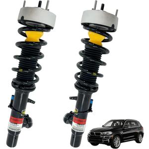 Front Struts Shock Absorber Assembly w/EDC for BMW X5 X6 X5M X6M F15 F16 F85 F86 2013-2018 37116863173 37116863174 37106875083 37106875084 31317856489 31317856490 Left & Right
