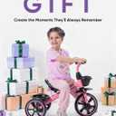 KRIDDO Tricycle for 2-5 Year Olds - Pink Toddler Trike With Gift for 24 Month to 4 Year Old Girls