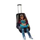 Holm Airport Car Seat Stroller Travel Cart and Child Transporter - A Carseat Roller for Traveling. Foldable, storable, and stowable Under Your Airplane seat or Over Head Compartment.