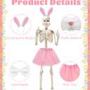 Easter Skeleton Costume Easter Skelly Outfit, 12ft