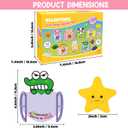 28 Pack Valentines Day Gifts for Kids School, Mochi Squishies with Greeting Cards Party Favor for Kids, Animals Squishies Stress Relief Fidget Toys Classroom Exchange Prizes Gifts