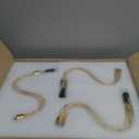 Crystal Chandelier Light Fixture, Modern K9 Crystal Chandeliers for Dining Room, 6Lights Gold Ceiling Light, Adjustable Hanging Pendant Light Fixture for Living Room Entryway Kitchen Island Hallway