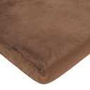 American Baby Company Heavenly Soft Chenille Fitted Mini Crib Sheet 24" x 38", Warm and Cozy Chenille Portable Sheet, Chocolate, for Boys and Girls, Fits Most Pack N Play Mattresses