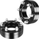 YIZBAP 2 inch 5x5.5 to 6x5.5 Wheel Adapters for Ram 1500 Vehicle, 5x139.7mm to 6x139.7mm Wheel Adapter Hub Bore 108mm with 14x1.5 Studs