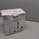 KOIOS 5-in-1 Hand Immersion Blender, 1000W 12 Speed Handheld Blender Stick with Copper Motor Stainless Steel Blade, 600ml Mixing Beaker,500ml Food Processor, Whisk, Milk Frother, Non-BPA, Red