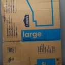 Amazon Basics Foldable Octagonal Metal Exercise Puppy / Dog Playpen - Indoor/Outdoor, Single Door, Extra Small (8 Panels, 24 x 24), Easy to assemble and store, 24" - Puppy, Black