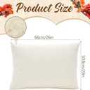 Leinuosen 1 Pack Organic Kapok Pillow 26" x 20" Natural Kapok Fiber Filled Sleeping Pillows with Breathable Cotton Shell, Adjustable Height Soft and Supportive for Comfort Sleeping(Classic)