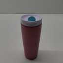 Owala SmoothSip Slider Insulated Stainless Steel Coffee Tumbler, Reusable Iced Coffee Cup, Hot Coffee Travel Mug, BPA Free 20 oz, Purple/Pink (Crochet Queen)