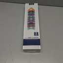 Hat Organizer for Baseball Caps 2 Pack, Adhesive Hat Rack for Wall,Baseball Cap Organizer(White+Rainbow)