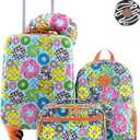 Travelers Club 5 Piece Kids' Luggage Set, Donut and Space