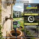 Drip Irrigation System with Water Timer Auto Watering System for Garden 5/16ID and 1/4 Inch Pipe 162ft Adjustable Spray Kit, for Greenhouse, Garden, Lawn, and for Potted Plants, Kit 8a - 162 ft