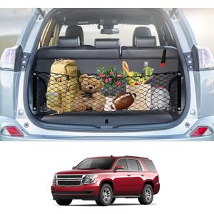 Karltys Yukon Cargo Net for GMC Yukon/Chevy Tahoe/Suburban - Double Layer Nylon Mesh with Metal Hooks