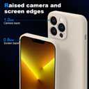 for iPhone 12 Pro Case,[Silky Touch Premium Liquid Silicone][Camera Protection] [Soft Anti-Scratch Microfiber Lining],Slim Soft Shockproof Phone Case,Beige 1-ip12p-02-CP