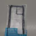 TUDIA Ultra Clear Fit Compatible with NUU Mobile B20 Case, [LUCION] Shockproof TPU Bumper Anti-Yellowing Transparent Hard Back Ultra Slim Protective Case Cover - Blue