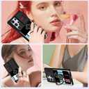 Funermei for Samsung Galaxy S25 Ultra Case - Women Girls Cute Phone Cover Pretty Aesthetic Girly Game Unique Funny Design with Camera Cover Ring Stand Funda for Samsung S25 Ultra Case