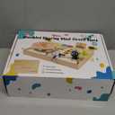 Montessori Toddler Toys - Baby Wooden Busy Board - Sensory Toys with Light Switch - Travel Toys for Educational Toddler Activities for Toddlers 1 2 3 4+ Year Old