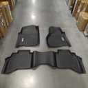 OEDRO Upgraded Floor Mats Fit for Dodge Ram 1500 Quad Cab 2002-2008, Dodge Ram 2500/3500 Quad Cab 2003-2009, All Weather TPE Floor Liners, Car Mats Tailored Fit Ram 1500 Accessories, 1st and 2nd Row