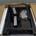 Side Table with Charging Station & USB Port Set of 2, Small End Table Nightstands Bedside Table for Living Room Bedroom Office Bathroom Small Space, Black