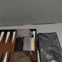 3 in 1 Magnetic Chess Set & Checkers Backgammon Board Game Set, 15" Wooden Folding Chess Board, Tournament Portable Travel Chess Set, Beginner Chess Board Game for Adults & Kids