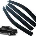 Window Visors Rain Guards for Chevy Silverado 1500/GMC Sierra 1500 Crew Cab 2014 2015 2016 2017 2018 Accessories, Wind Deflectors Vent Shades for Silverado/Sierra